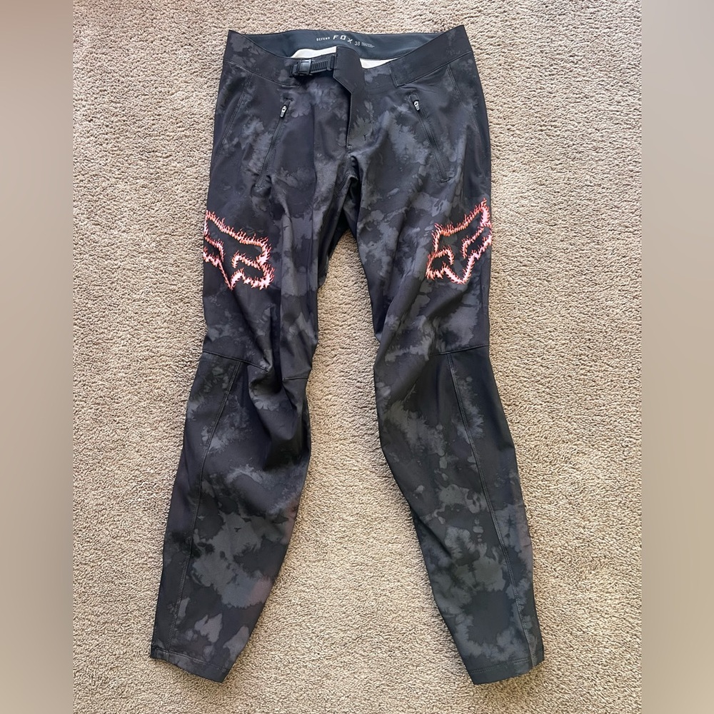 Fox Defend Charcoal mountain bike pants